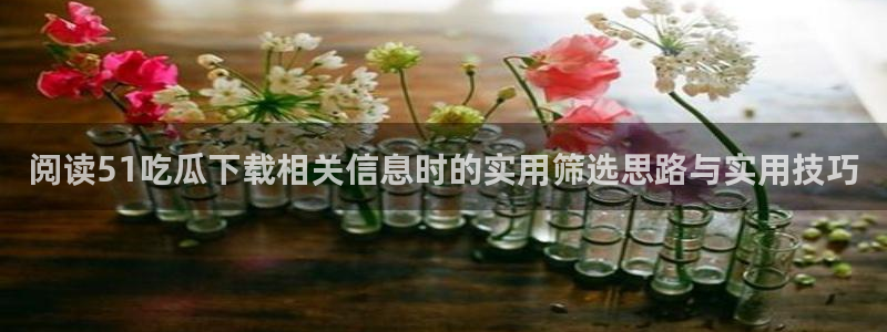 91吃瓜网络内容:阅读51吃瓜下载相关信息时的实用筛选思路与实用技巧