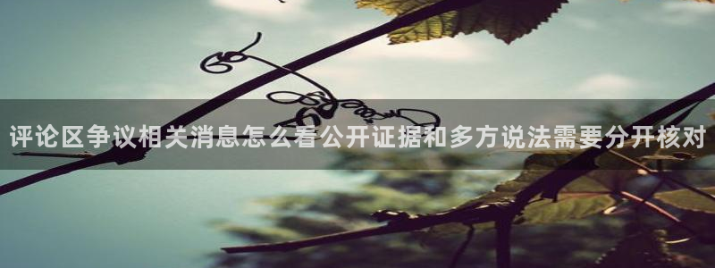 吃瓜热点：评论区争议相关消息怎么看公开证据和多方说法需要分开核对
