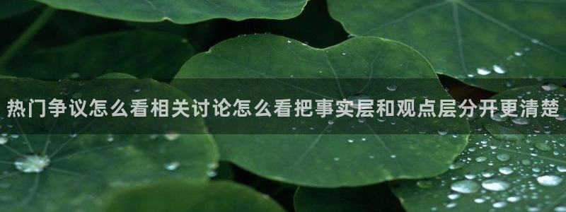 91吃瓜网络热搜:热门争议怎么看相关讨论怎么看把事实层和观点层分开更清楚