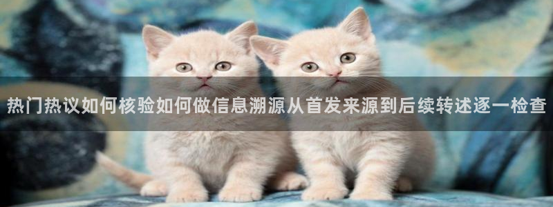 吃瓜资讯:热门热议如何核验如何做信息溯源从首发来源到后续转述逐一检查